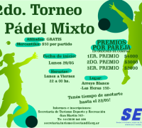 2do. Toreneo de Padel Mixto