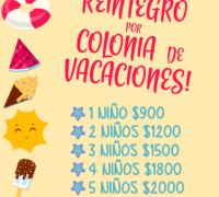 Reintegro por colonia